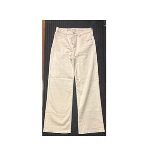 S.O.N.G Street Jean Women’s Size 7/28 Cream Wide Leg Stretch 30”